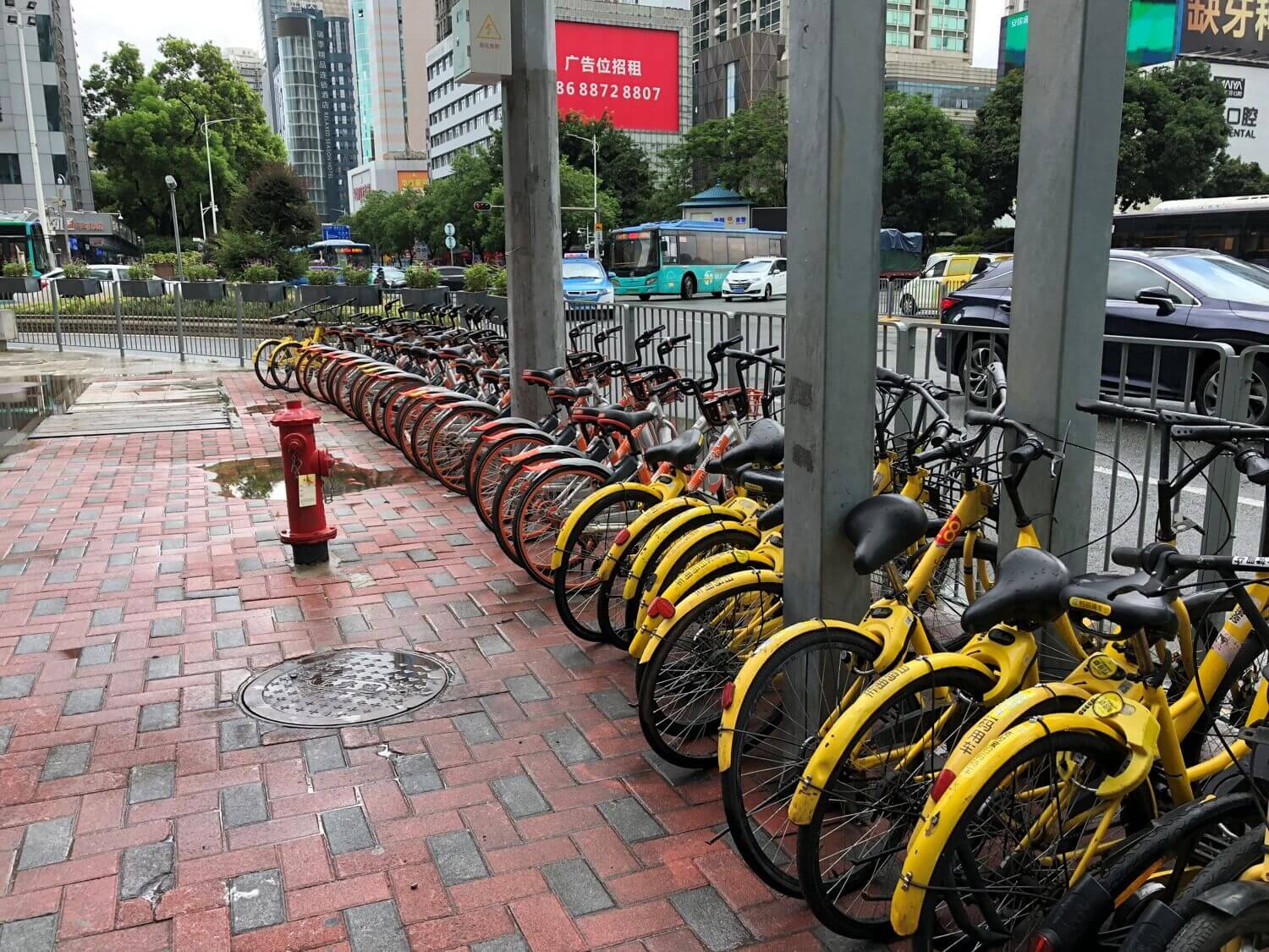 中国ではシェアサイクルが街中にあり、どこでも借りられるが…、ちゃんと指定通り返却しているかで信用評価されてしまいます
